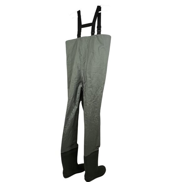 Cabelas Mens 9 Dry-Plus Chest Waders Adjustable Straps Attached Boots Waterproof - Picture 2 of 16